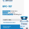 BPC-157 5mg and 10mg research peptide vial for laboratory scientific research