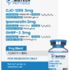 Modified GRF 1-29 CJC-1295 Without DAC Ipamorelin GHRP-2 Blend 9mg research peptide vial