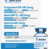 Fragment 176-191, HGH Fragment 176-191, Mod GRF 1-29, Modified GRF 1-29, CJC-1295 Without DAC, Ipamorelin, Peptide Blend, Research Peptides, Laboratory Peptides, Scientific Research, USA Research Peptides