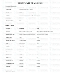Sermorelin GHRP-6 GHRP-2 Blend 9mg research peptide vial for laboratory scientific research