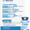 Tesamorelin CJC-1295 Mod GRF 1-29 Ipamorelin Blend 12mg research peptide vial for laboratory research