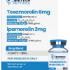 Tesamorelin and Ipamorelin Blend 8mg research peptide vial for laboratory scientific research
